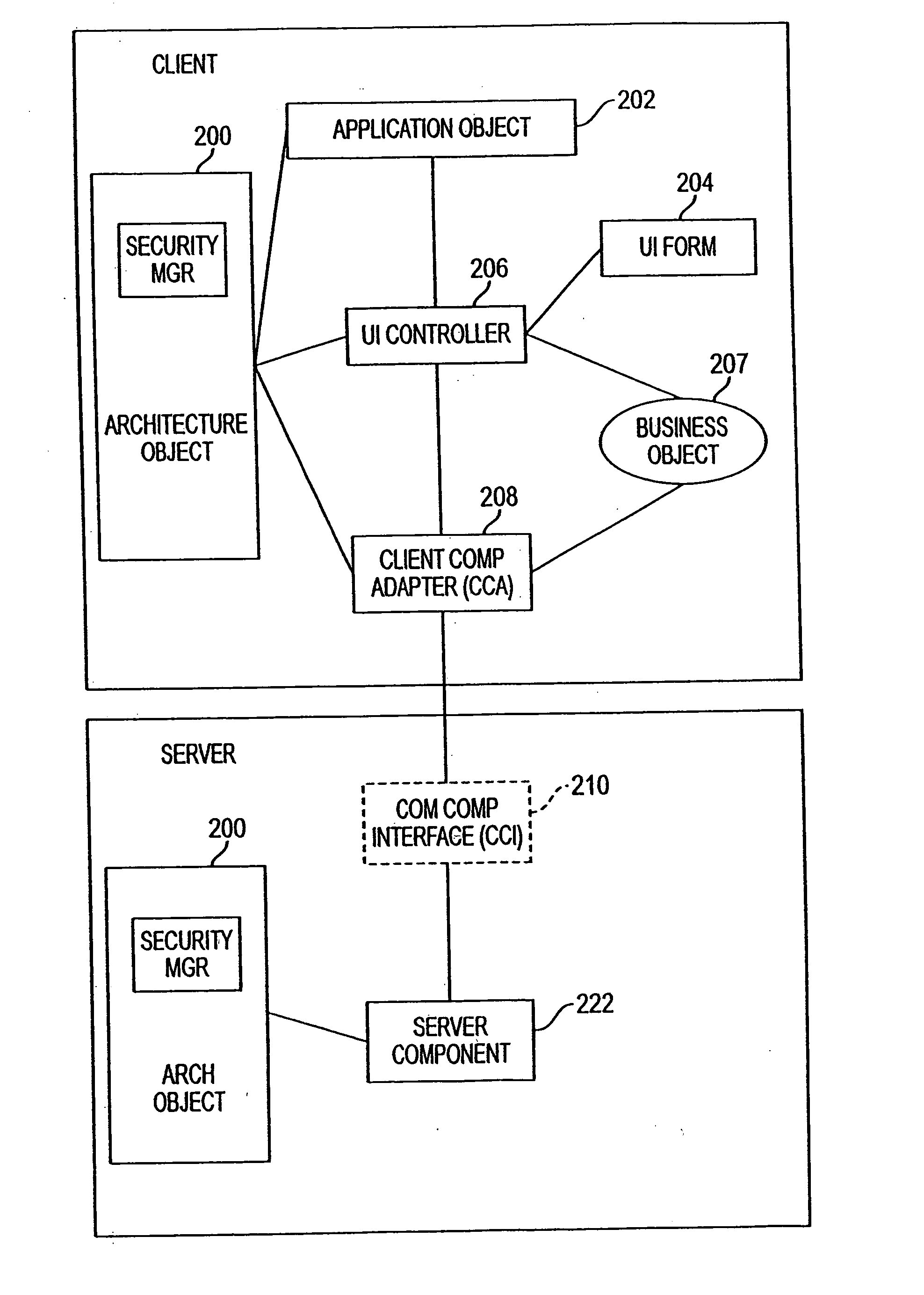 Component based interface to handle tasks during claim processing