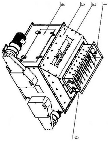 High-efficiency feed permanent magnet cylinder