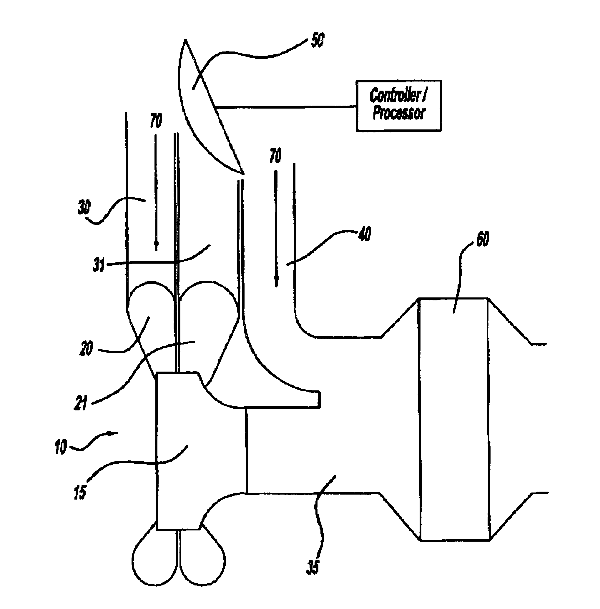 Integrated bypass and variable geometry configuration for an exhaust gas turbocharger