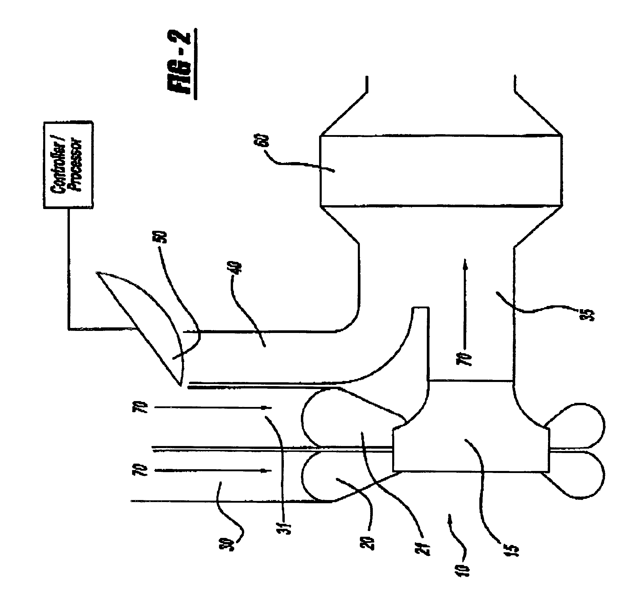 Integrated bypass and variable geometry configuration for an exhaust gas turbocharger