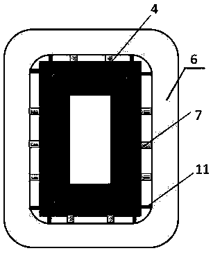 Down pipe device for high-intensity flash iron-making furnace and control process thereof