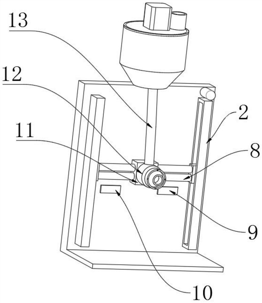 Suspension device for aluminum alloy profile spraying and spraying method
