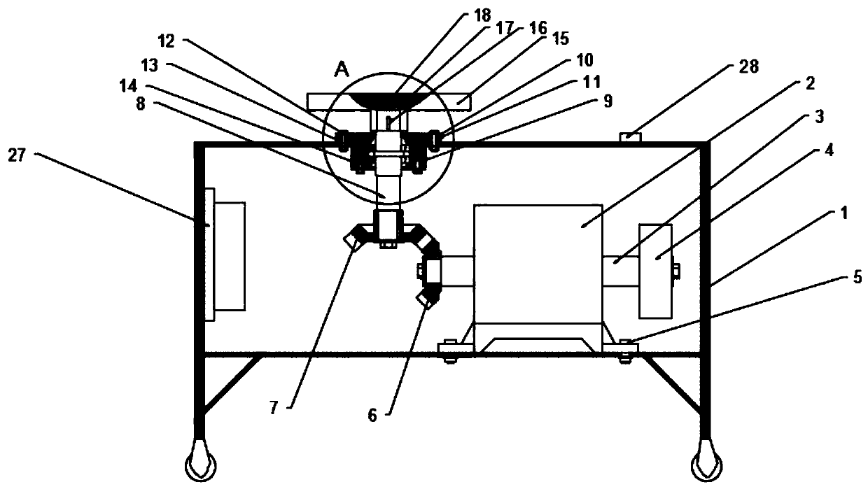 A construction device and working method for an energy-saving building