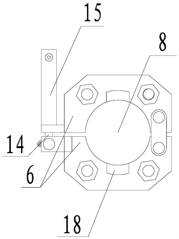 Quick-mounting connecting device for butt-joint connection of constructional engineering non-metal pipelines