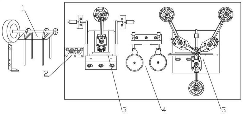 Novel textile steel wire ring molding machine tool