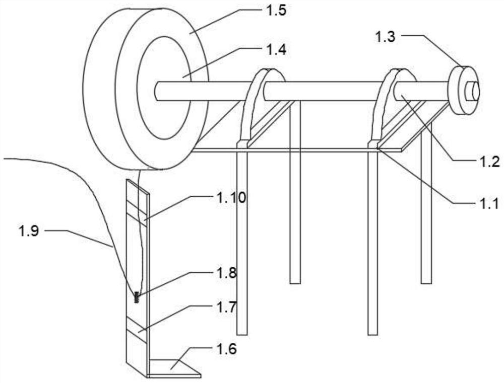 Novel textile steel wire ring molding machine tool