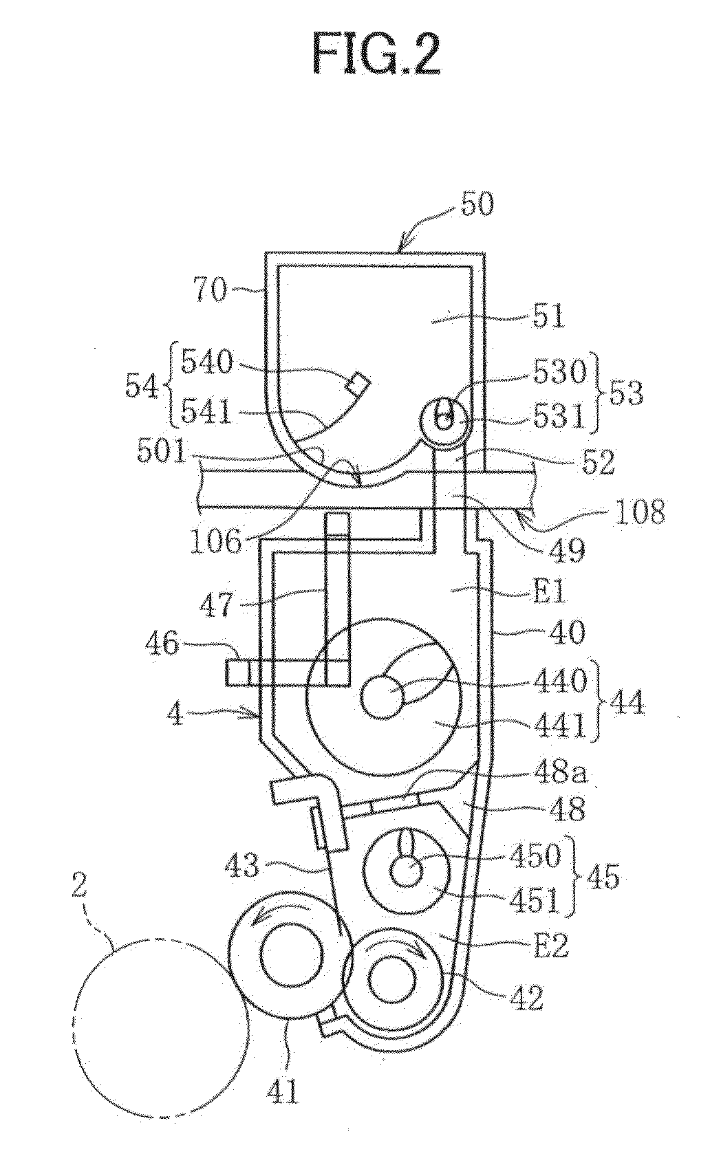 Developer container, developing device, process unit, and image forming apparatus