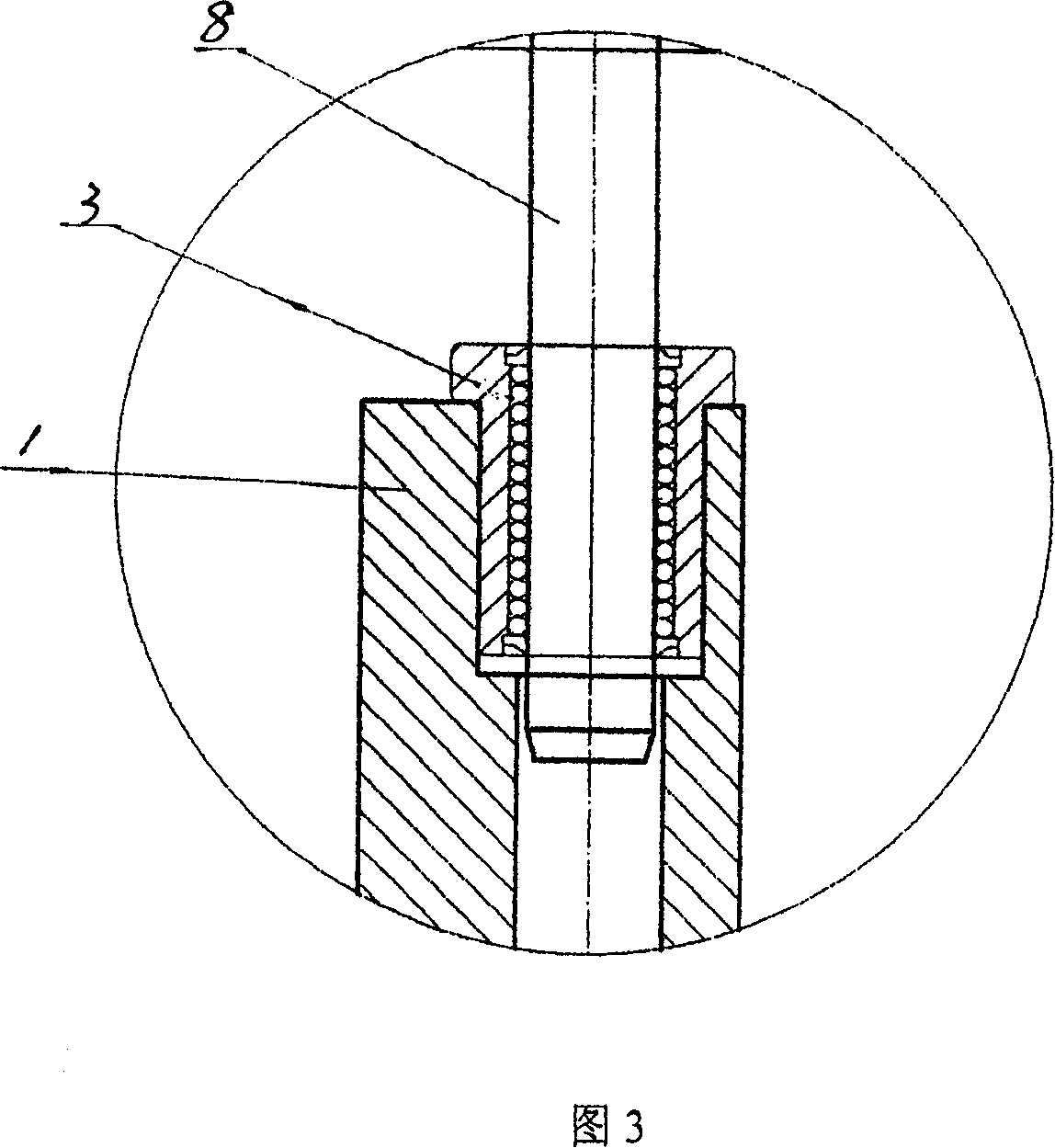 Drum tile telescoping mechanism of tyre building machine