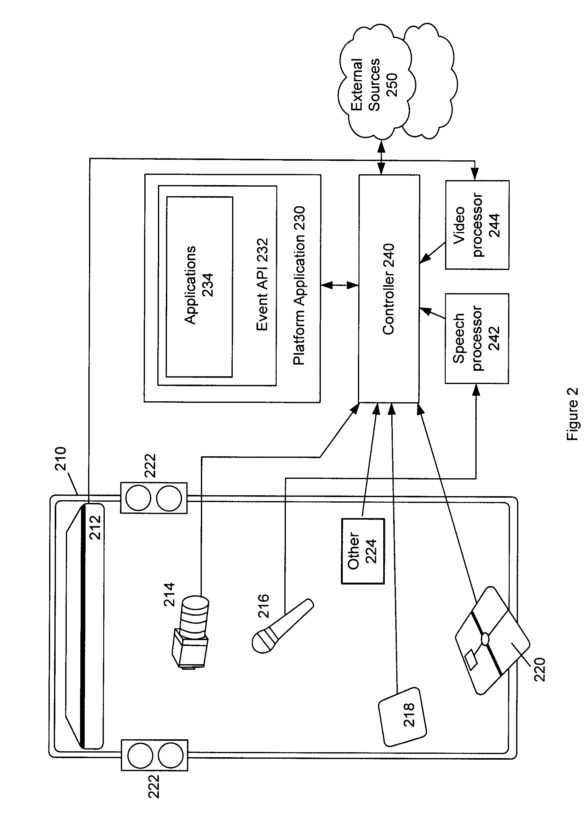 System and method for providing an interactive data-bearing mirror interface