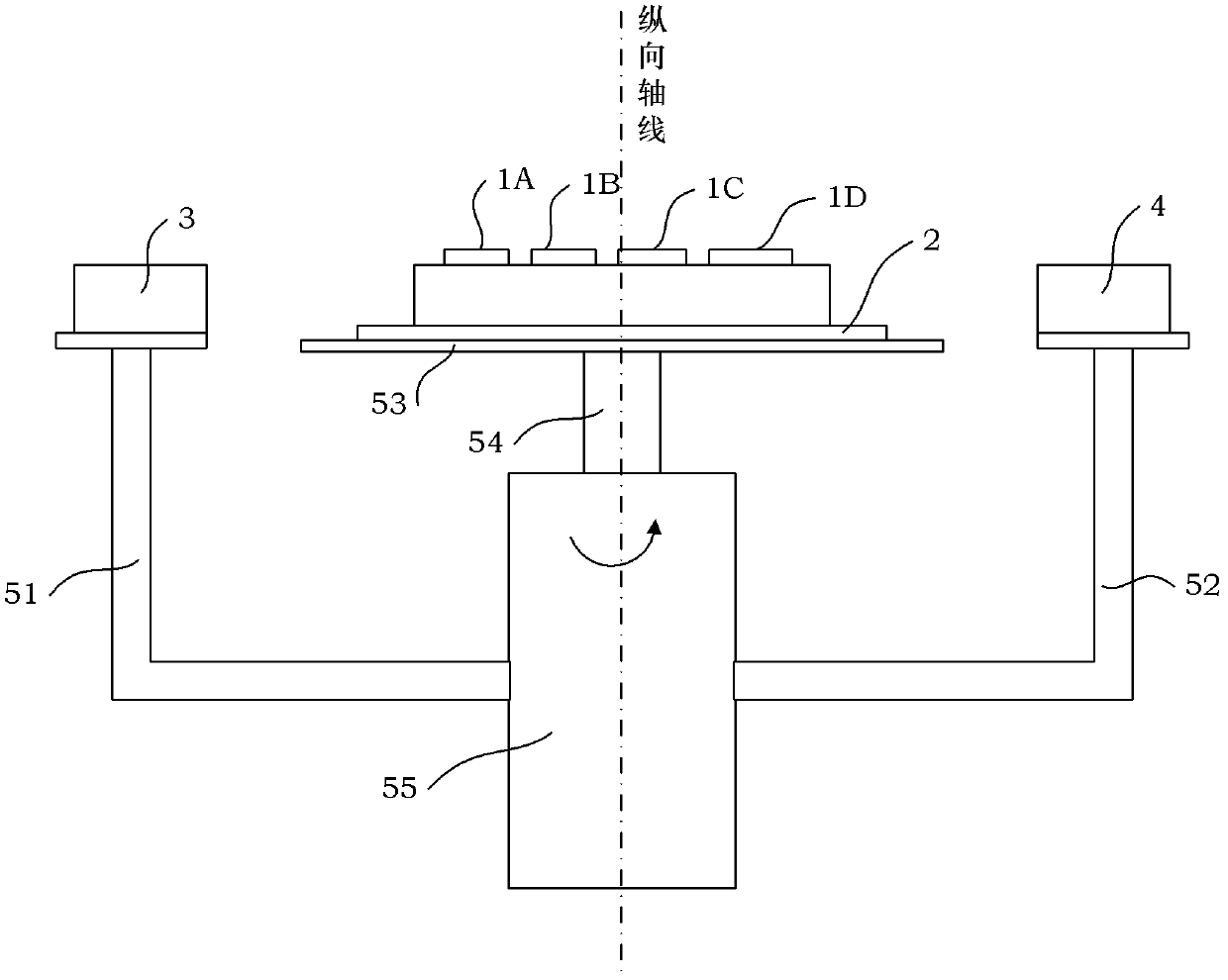 Patch antenna for directional diagram and frequency scanning