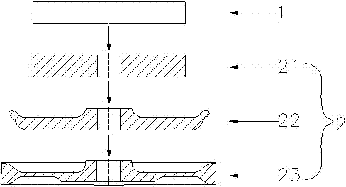 Novel formation process of flywheel of engine