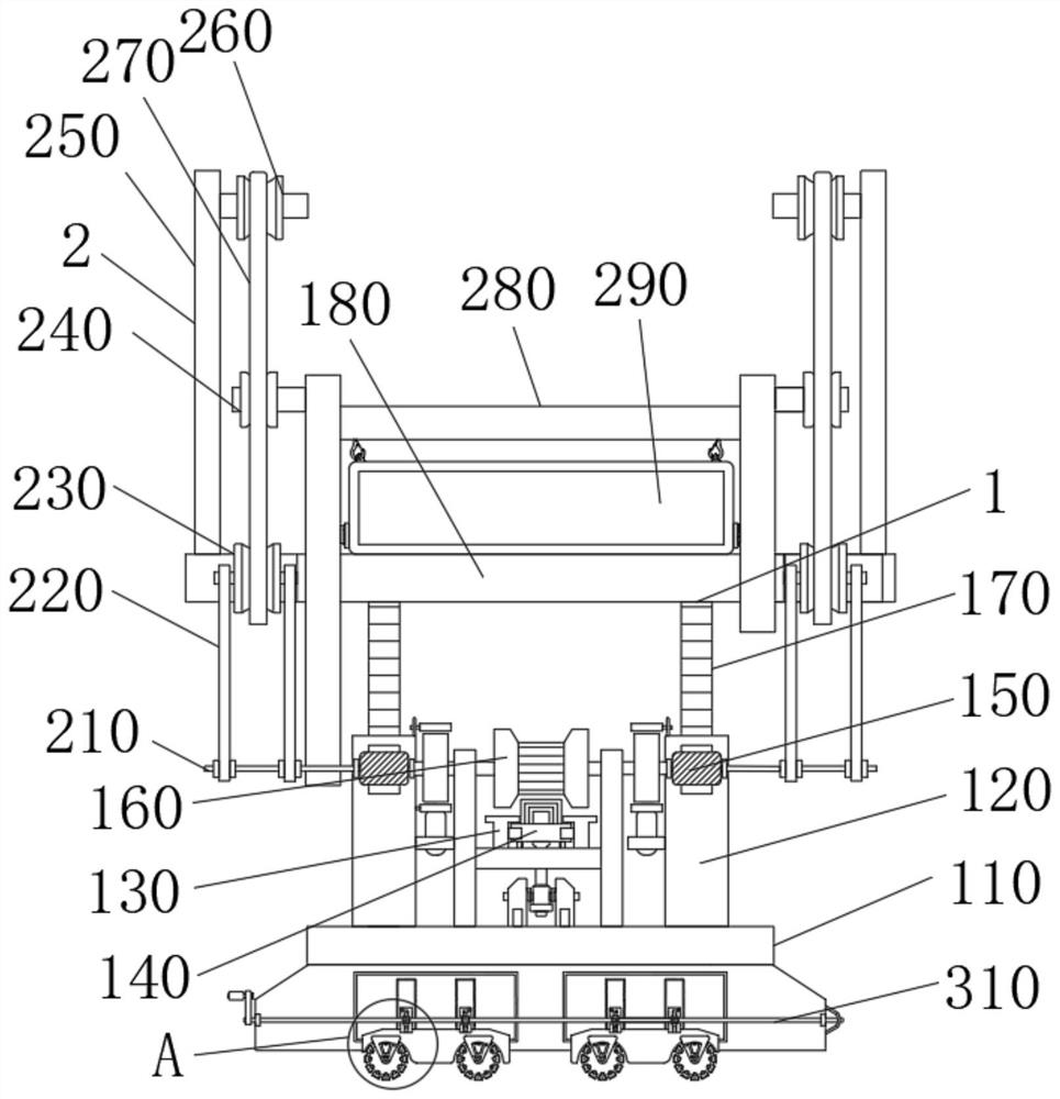 Building scaffold with protection structure