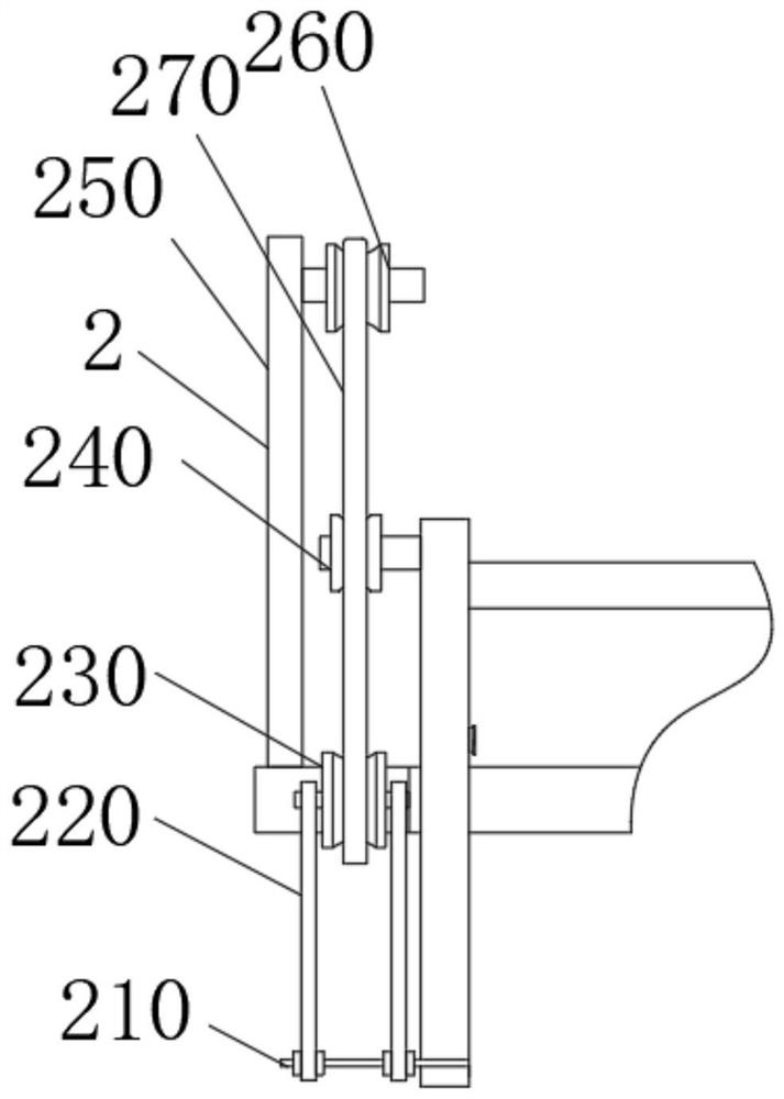 Building scaffold with protection structure