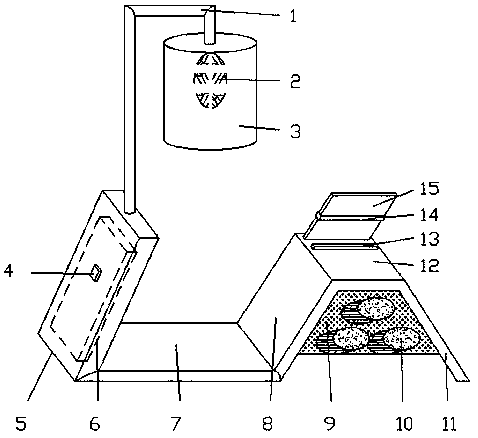 Bookshelf type table lamp