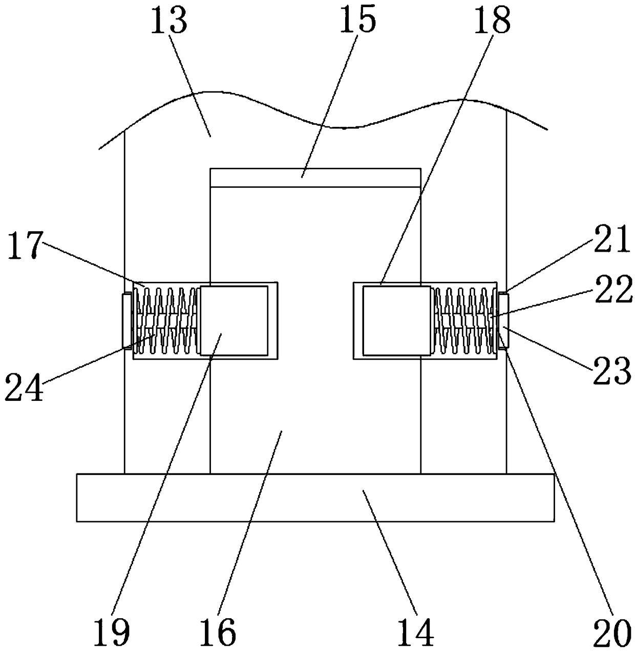 Hydraulic unit convenient to replace protection components