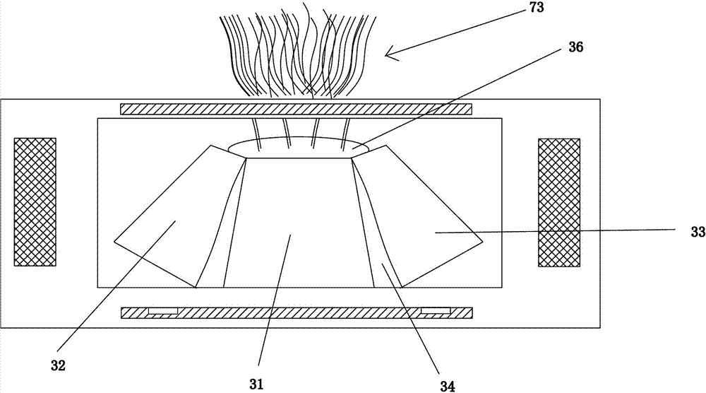 Fireplace with lifelike environmental effect