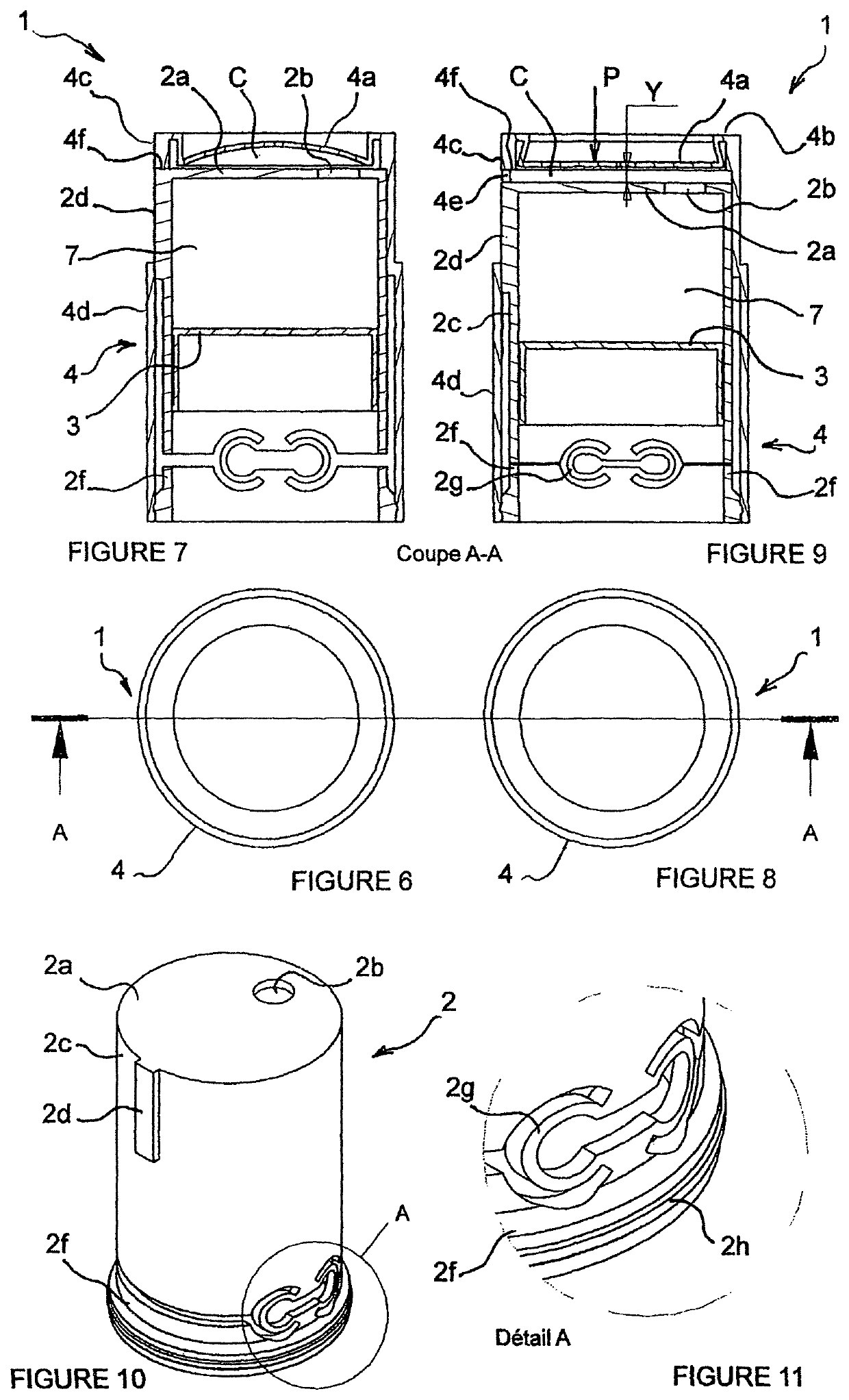 Device for protecting and dispensing pasty or creamy products