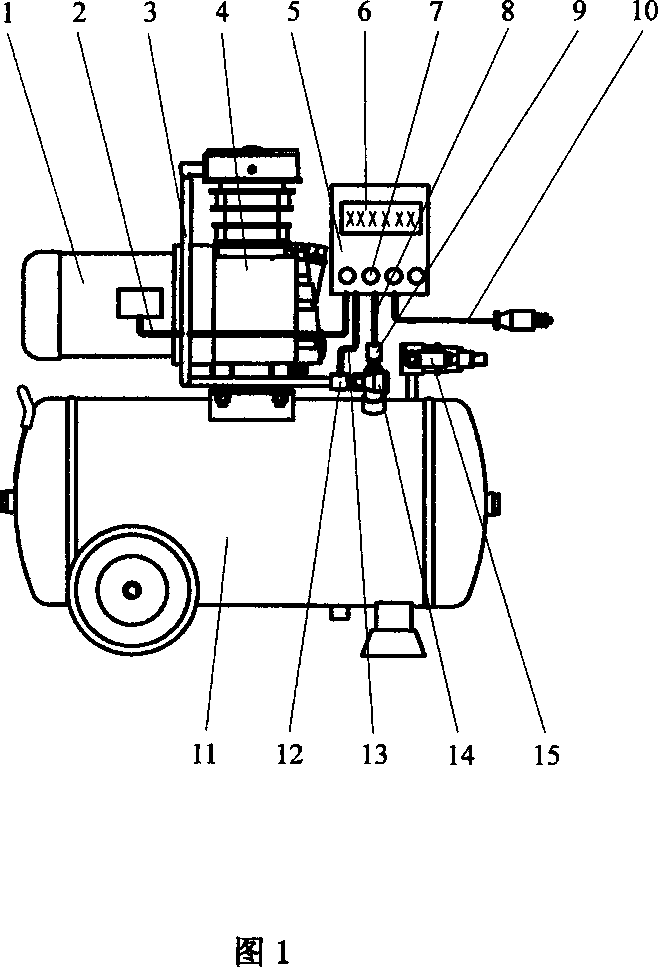 Automatic speed regulation air compressor