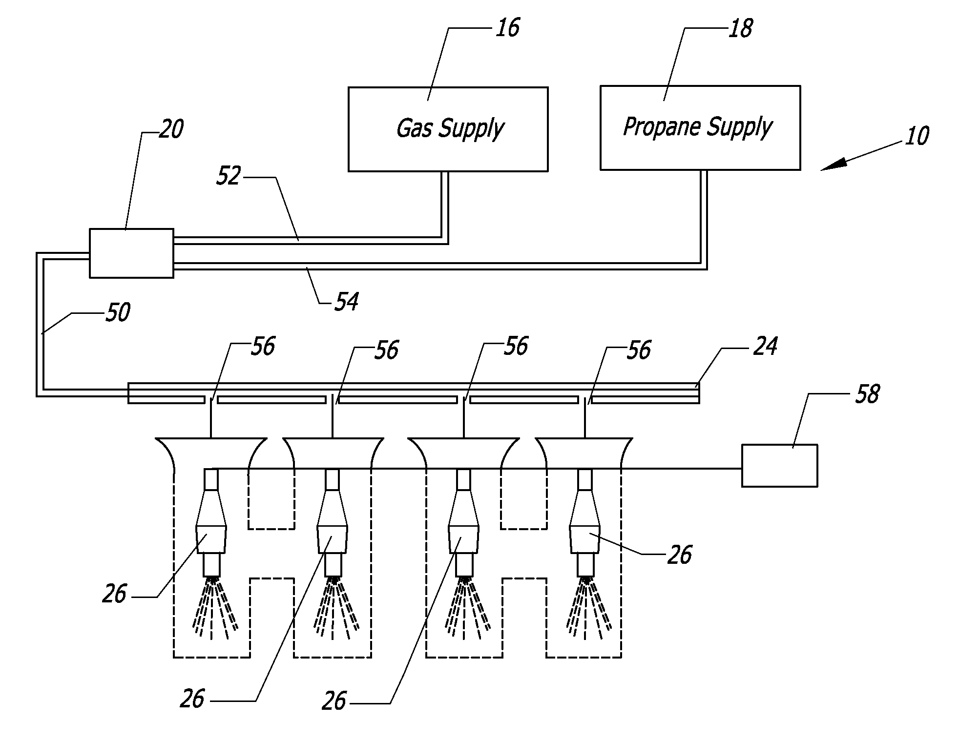 Dual fuel system for an internal combustion engine