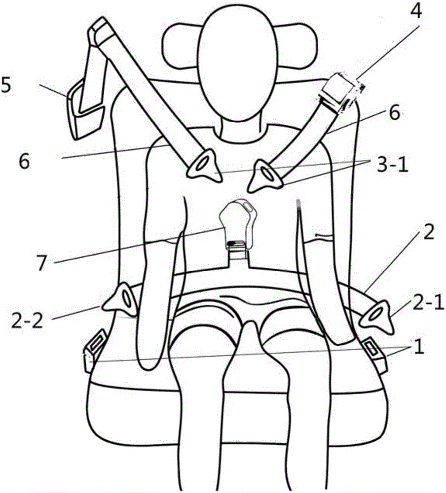 Vehicle safety belt and control system thereof and control method thereof