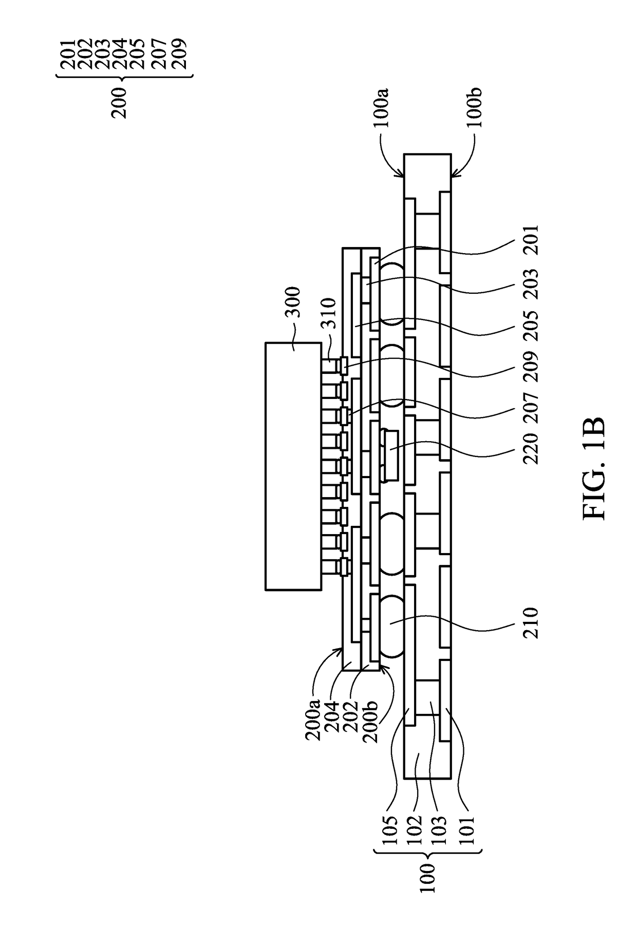 Fan-out package structure having stacked carrier substrates and method for forming the same