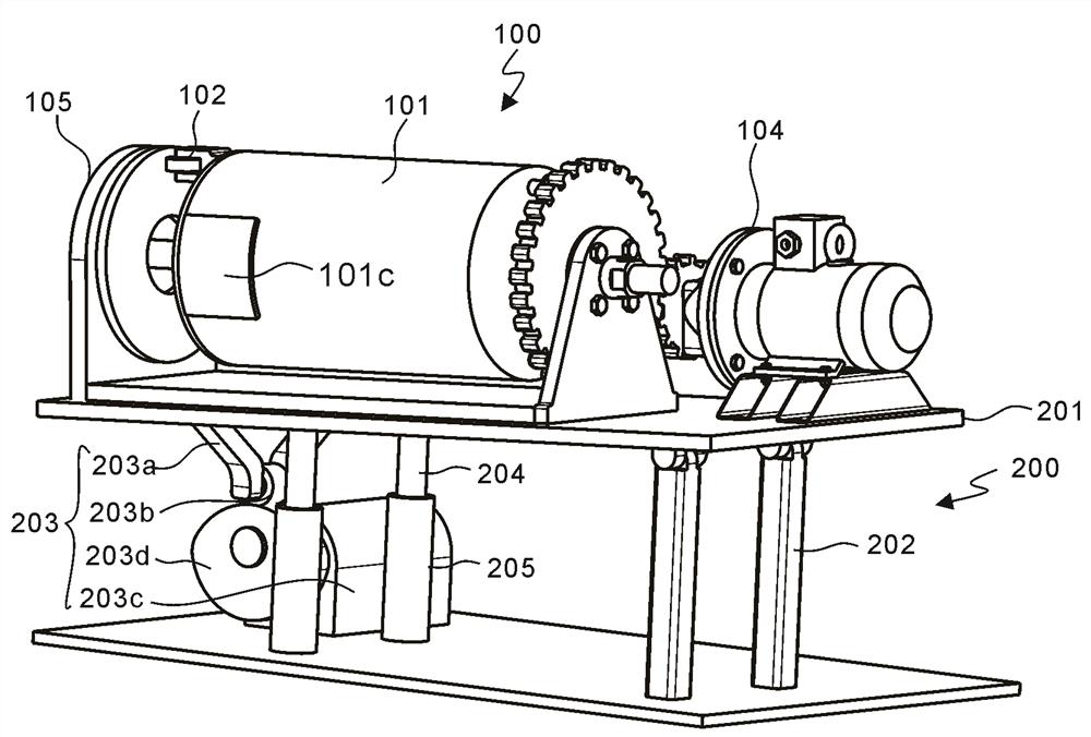 An automatic high-efficiency grinding device