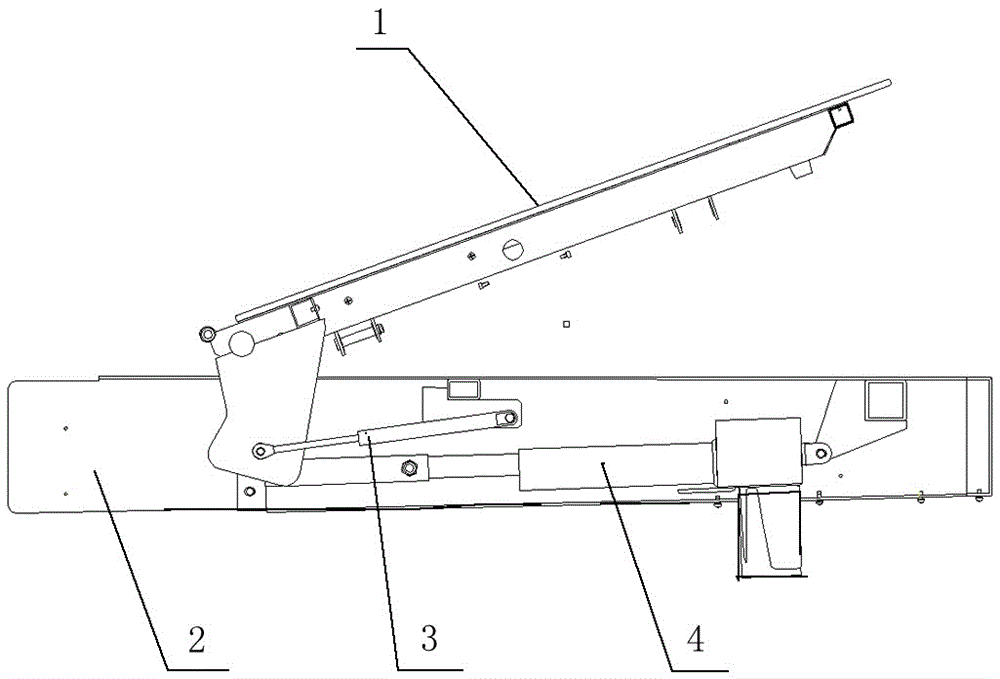 Back board releasing device controllable in obstetric sickbed speed