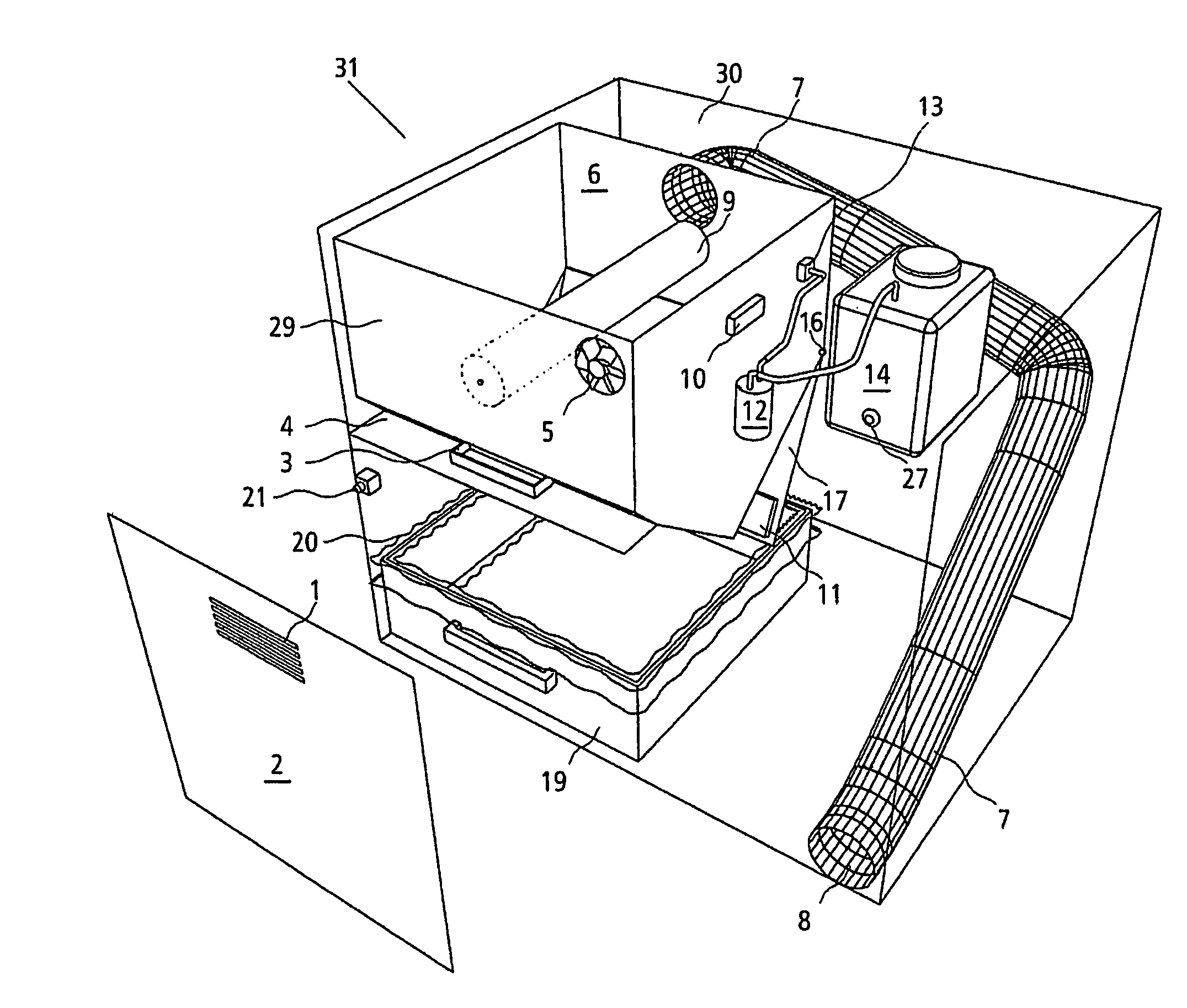 Electronic multiple-use vermin trap and method