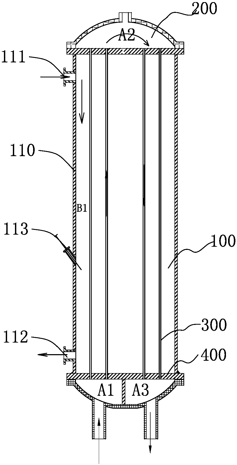 Evaporator and application thereof in heat pump unit