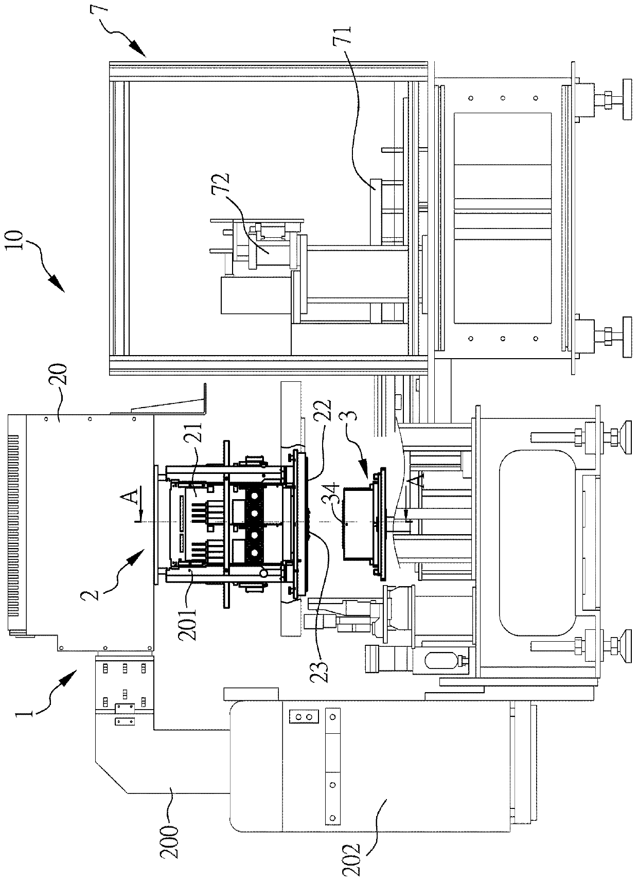 Semiconductor component image test device and its test equipment