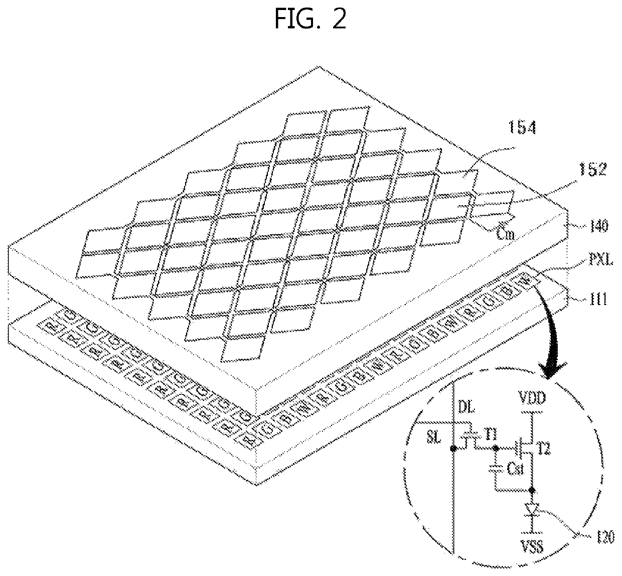 Organic light-emitting display device having touchscreen and method of manufacturing the same
