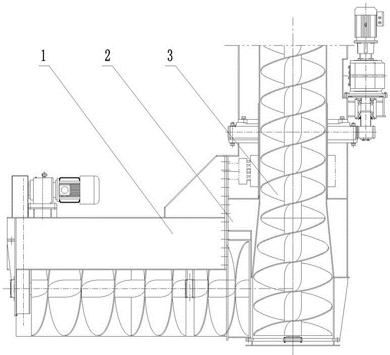 A vertical milling screw reclaimer