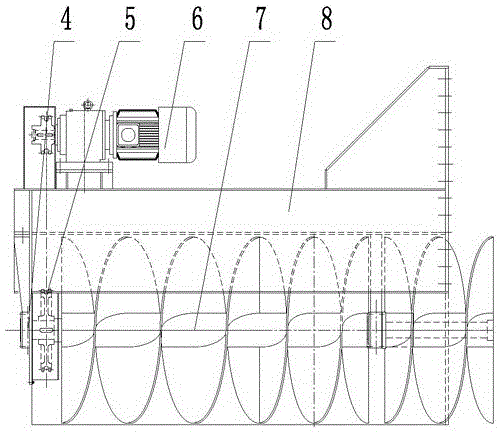 A vertical milling screw reclaimer