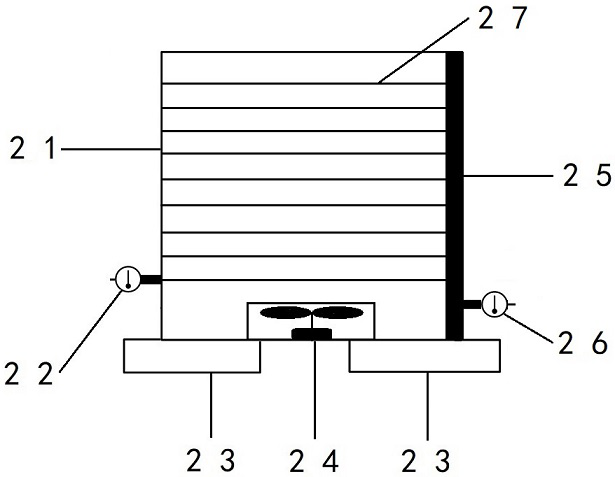 High-capacity cyclic heating and drying system and heating and drying method thereof