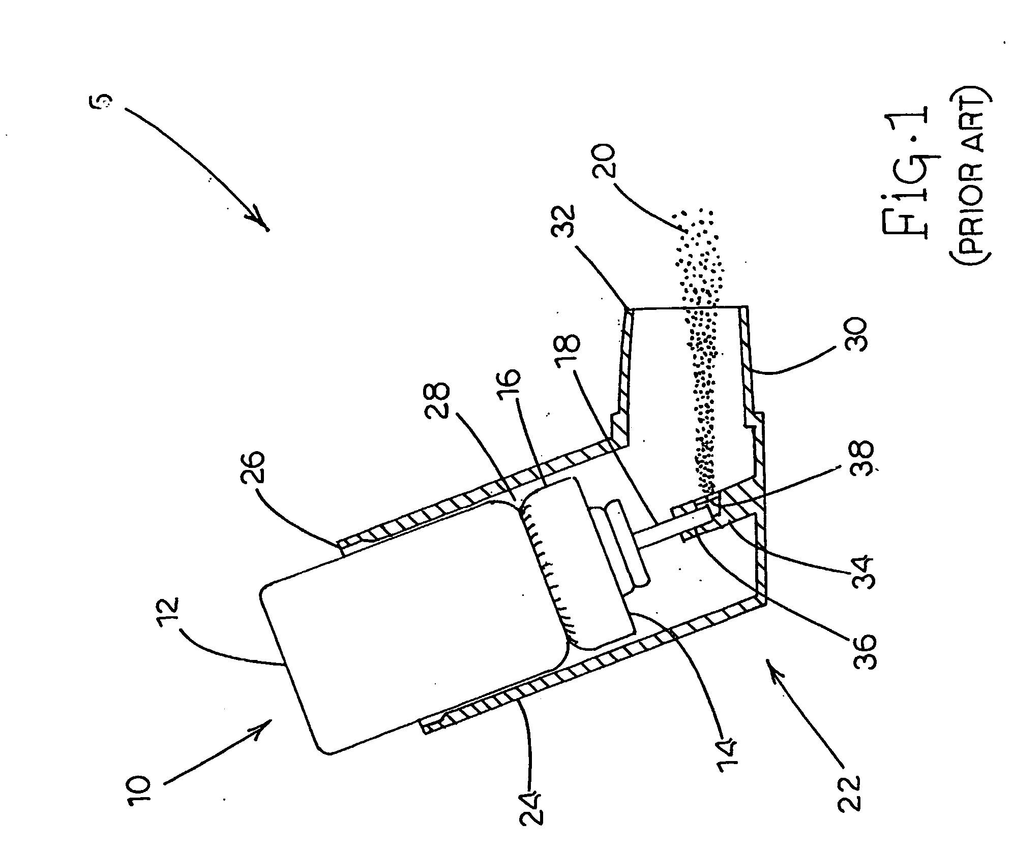 Method and apparatus for testing a metered dose inhaler unit