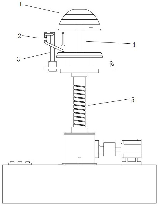 Three-dimensional braiding machine discretization core mold system based on variable-curvature special-shaped revolving body