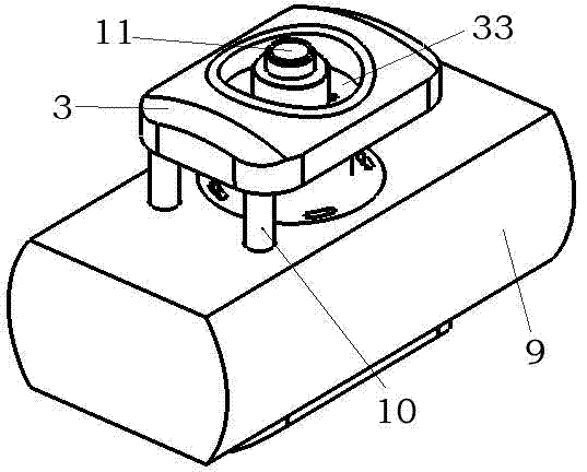 Embedded focusing probe