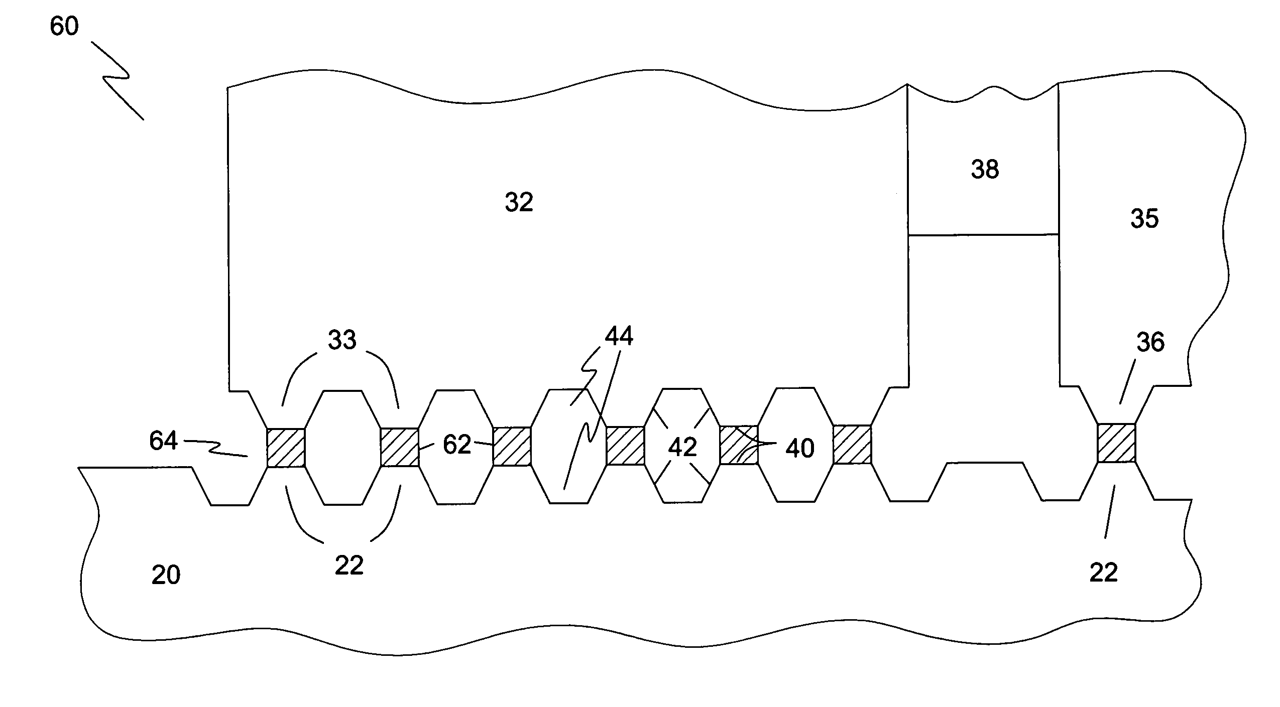 Magnetic fluidic seal with improved pressure capacity