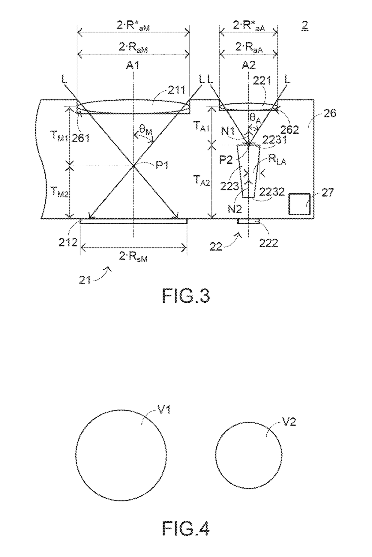 Imaging-capturing and light-sensing optical apparatus