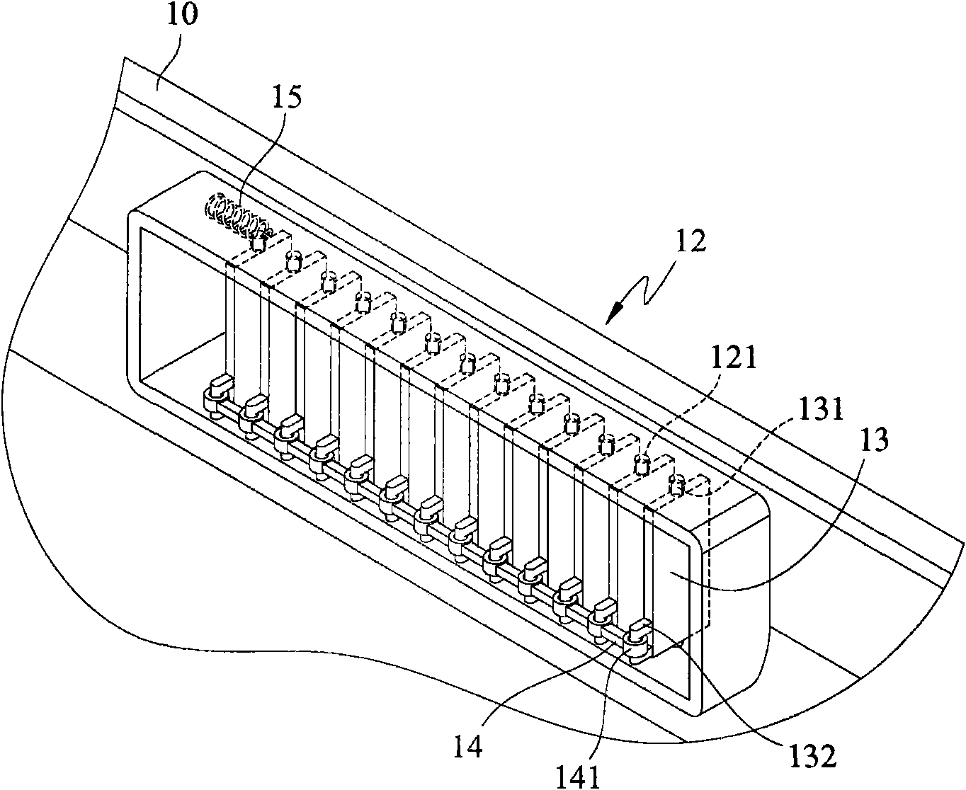 Air guiding structure