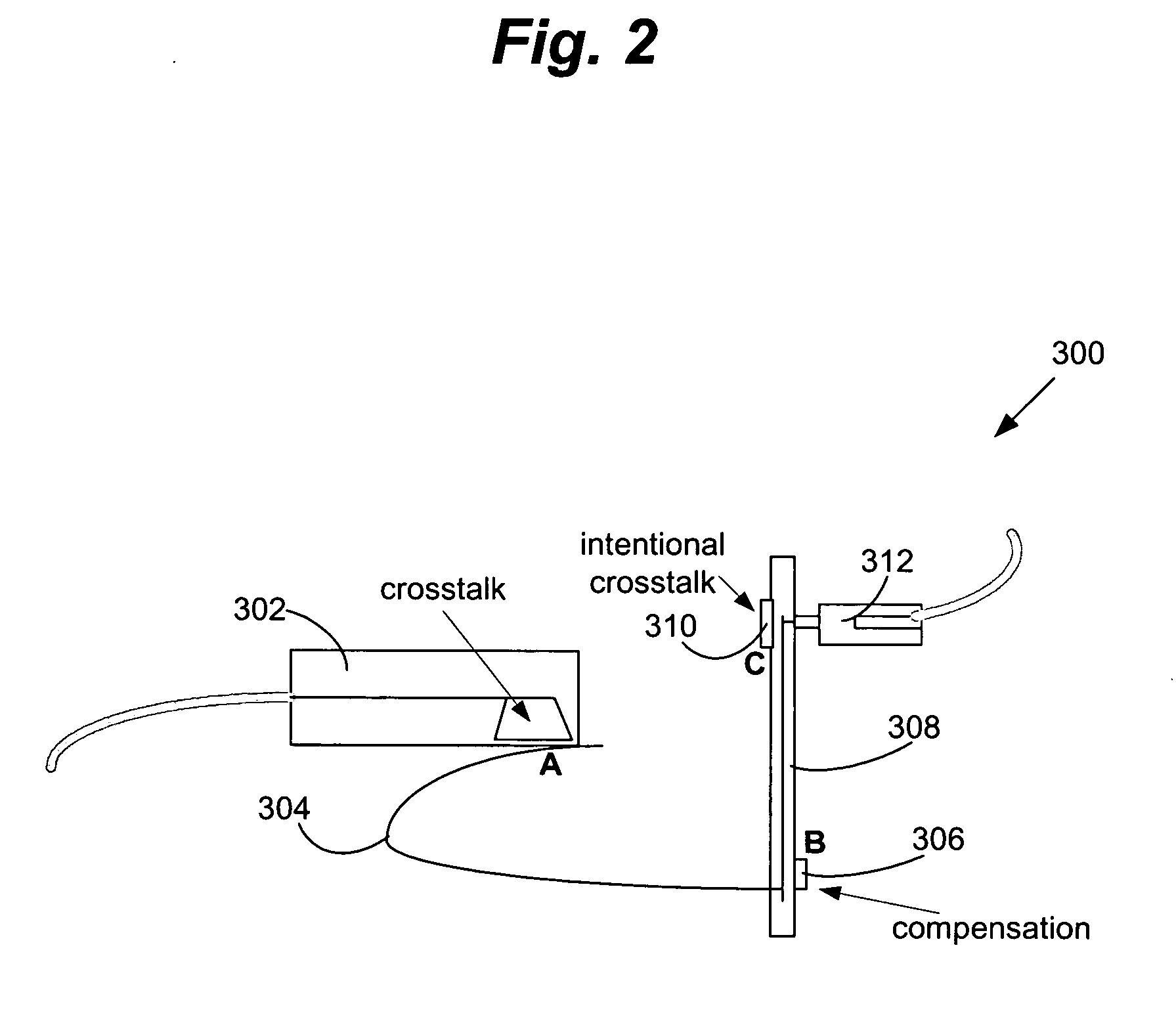 Electrical connector with improved crosstalk compensation