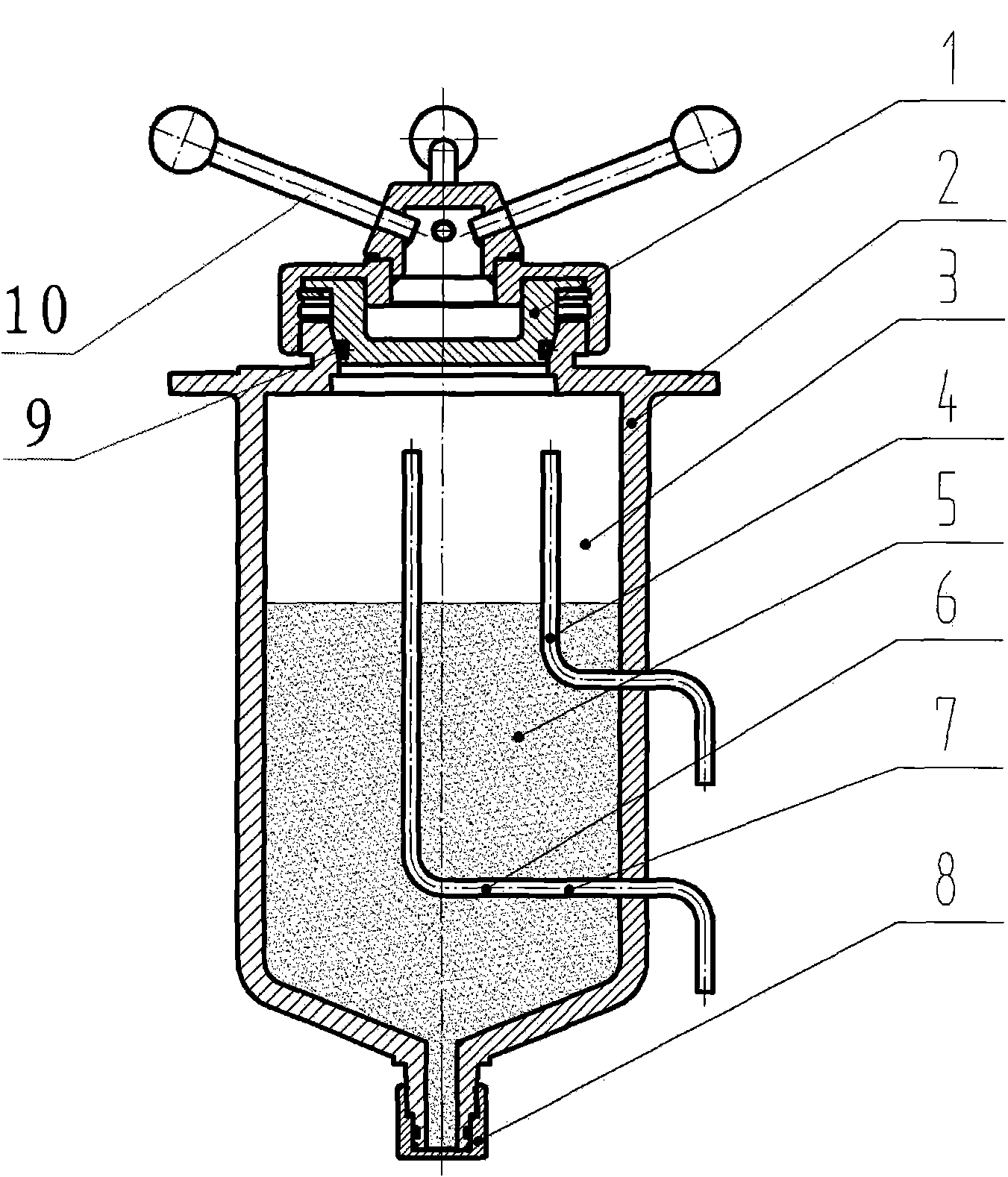 Powder feeder without mechanical transmission mechanism