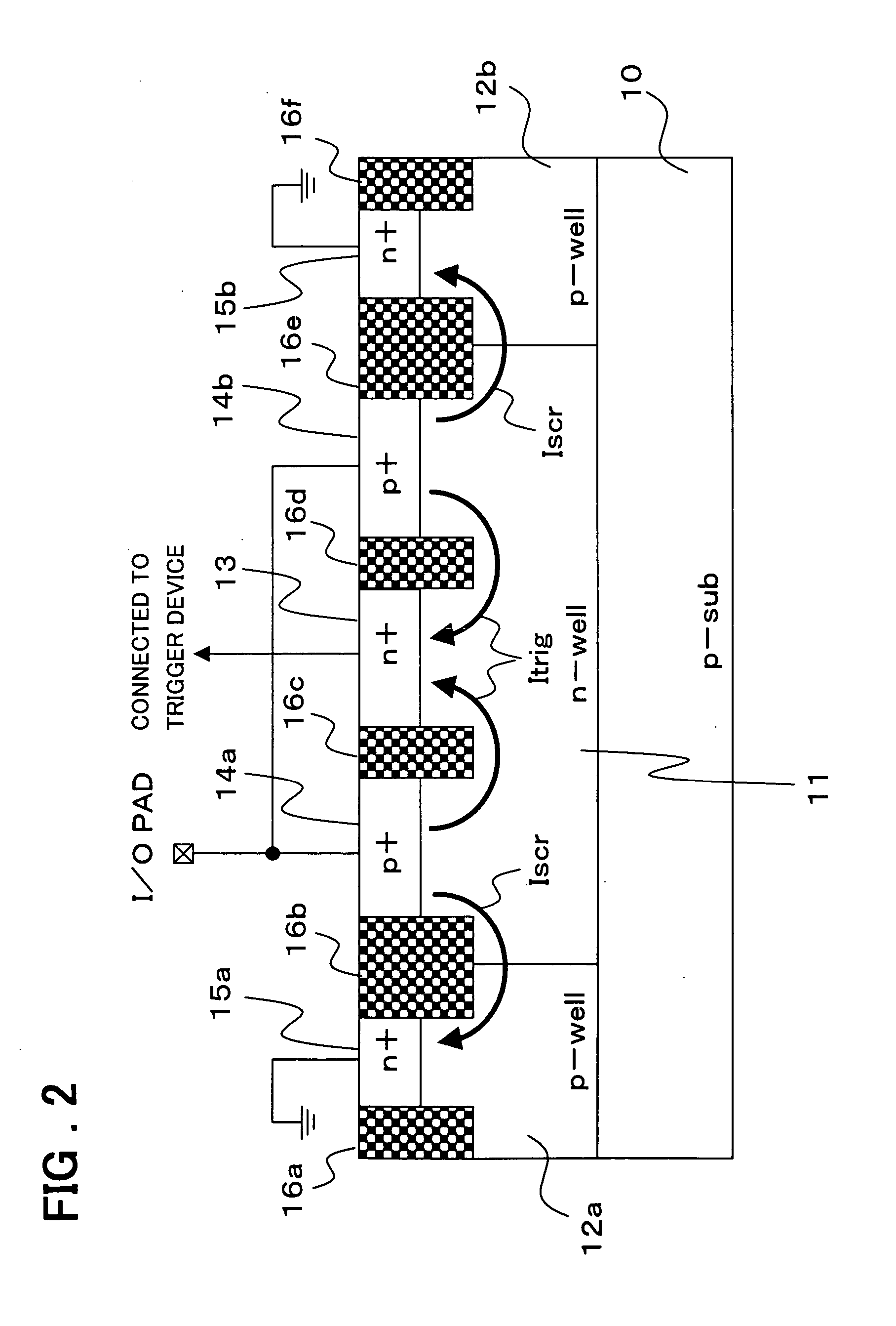 ESD protection devices with SCR structures for semiconductor integrated circuits