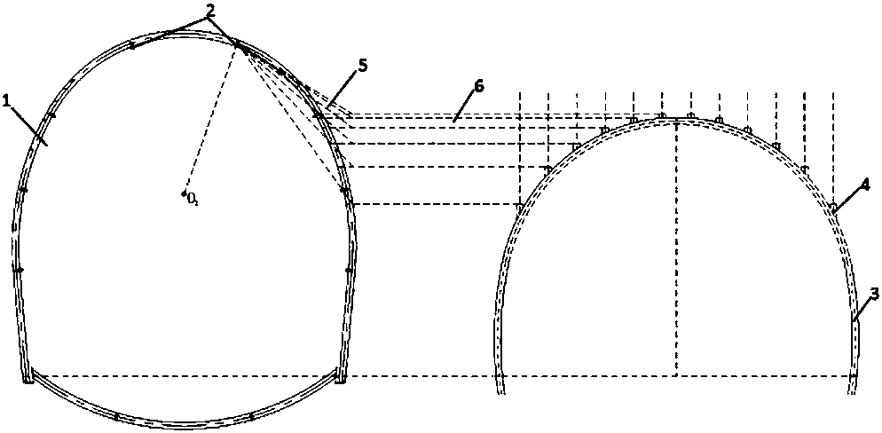 Natural pilot tunnel roof ripping method