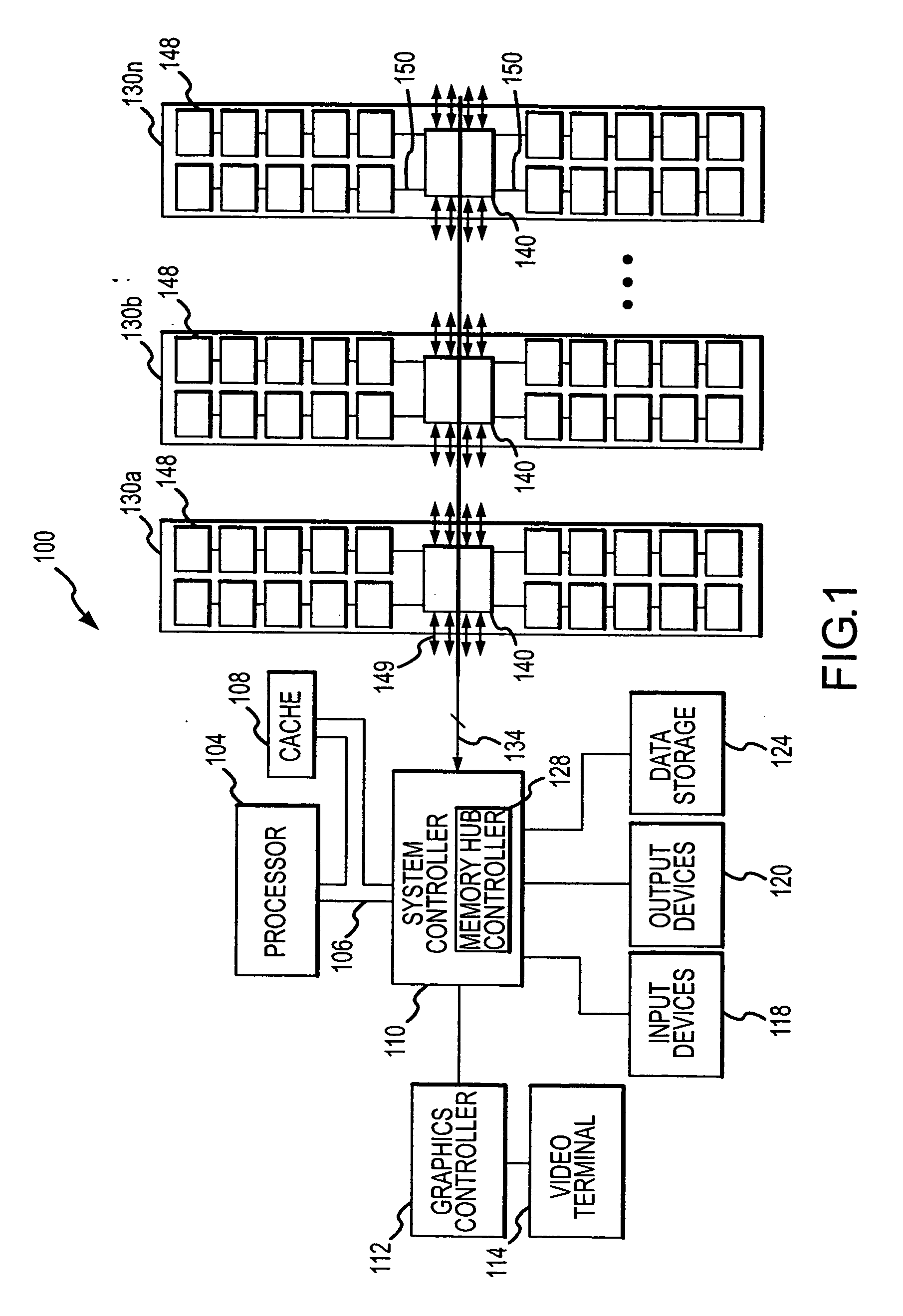 Memory hub and method for memory sequencing