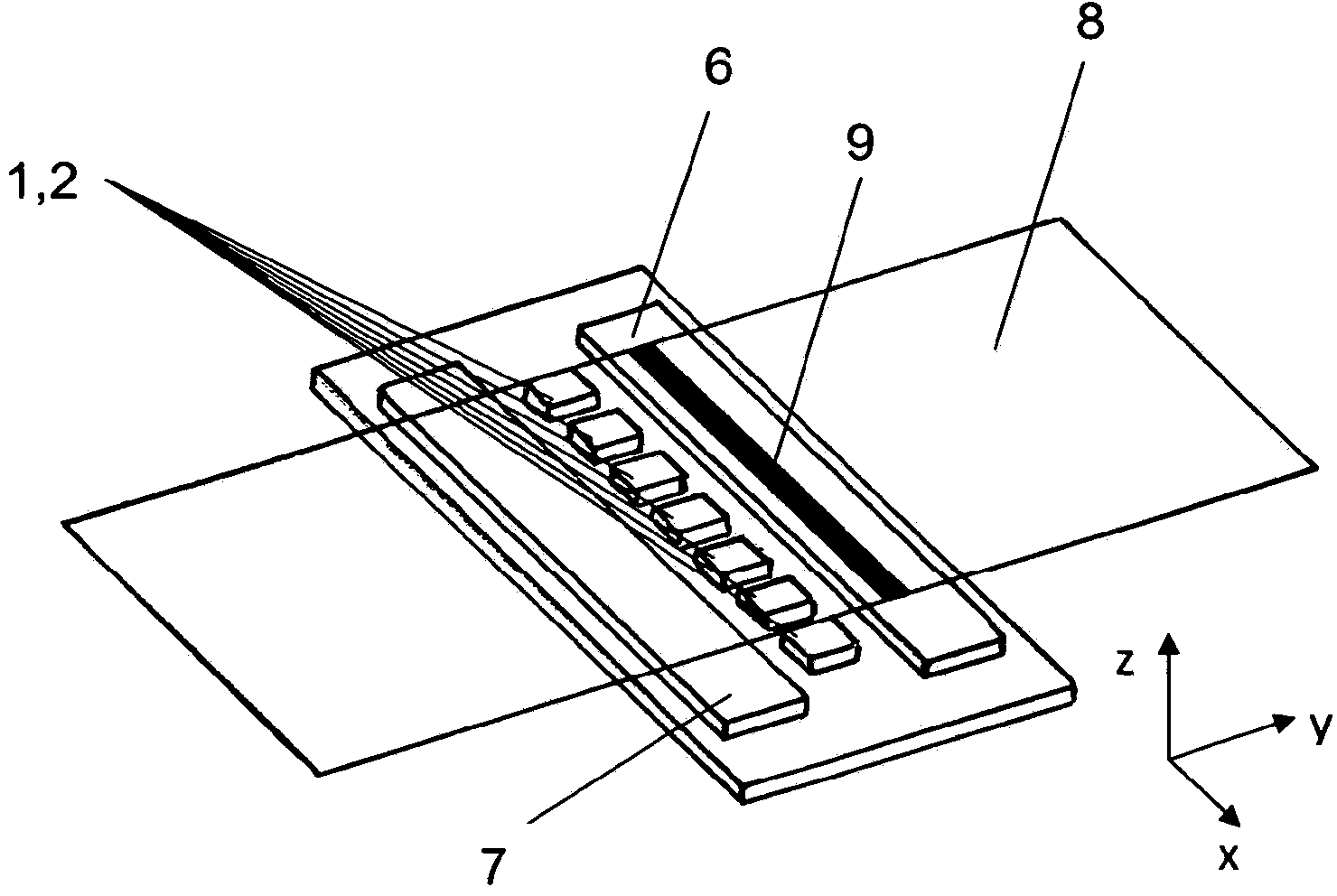 Measuring device for measuring magnetic properties of surroundings of measuring device