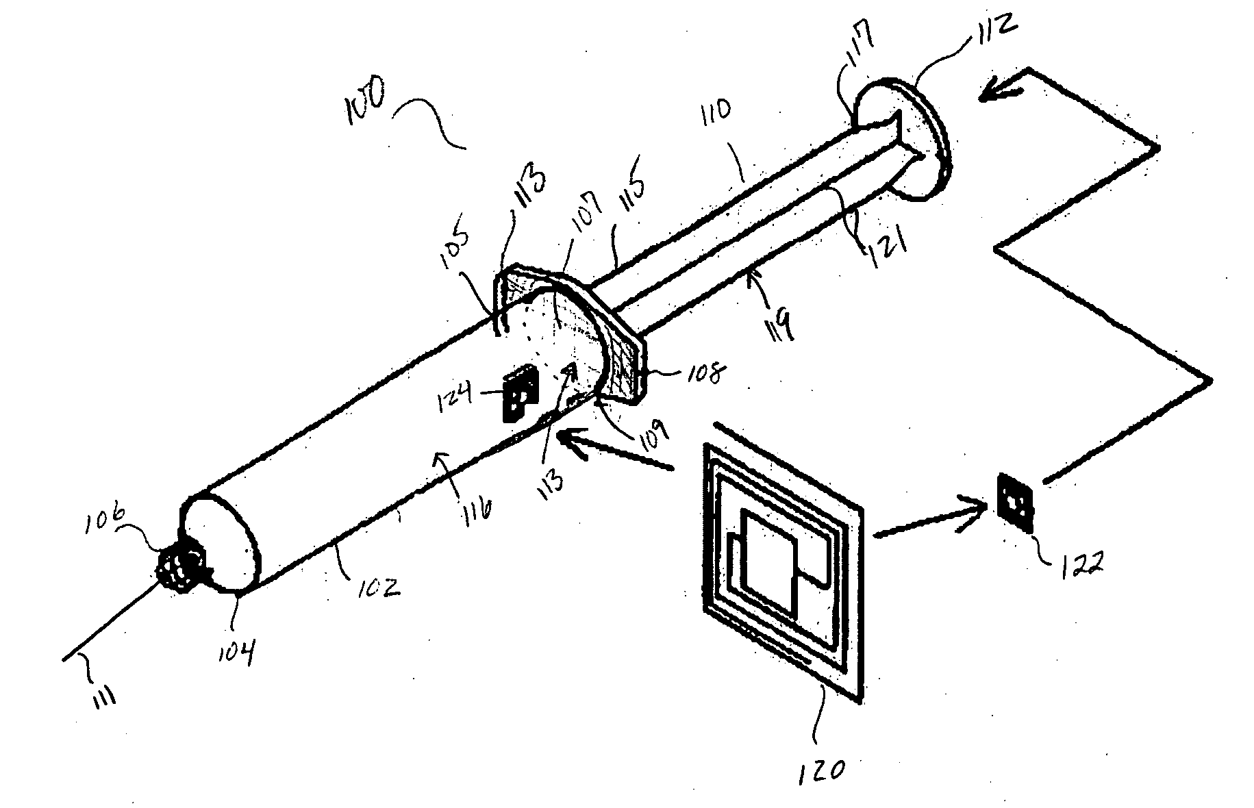 Radio frequency identification drug delivery device and monitoring system