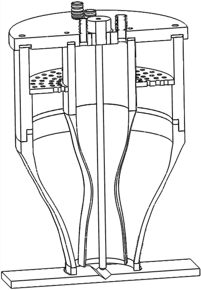 Local dry type drainage device for underwater welding robot and drainage method thereof