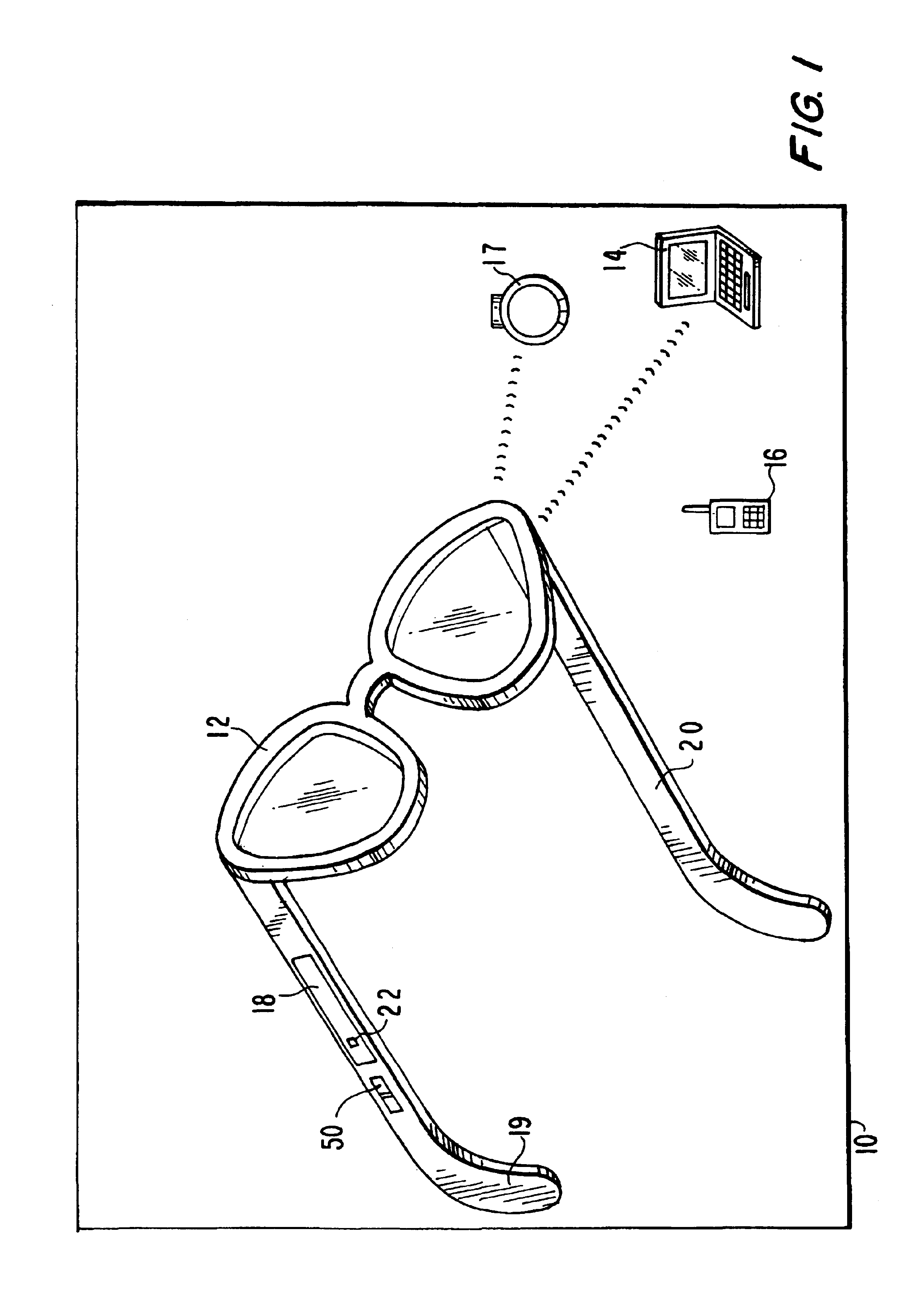 Eyewear with exchangeable temples housing bluetooth enable apparatus