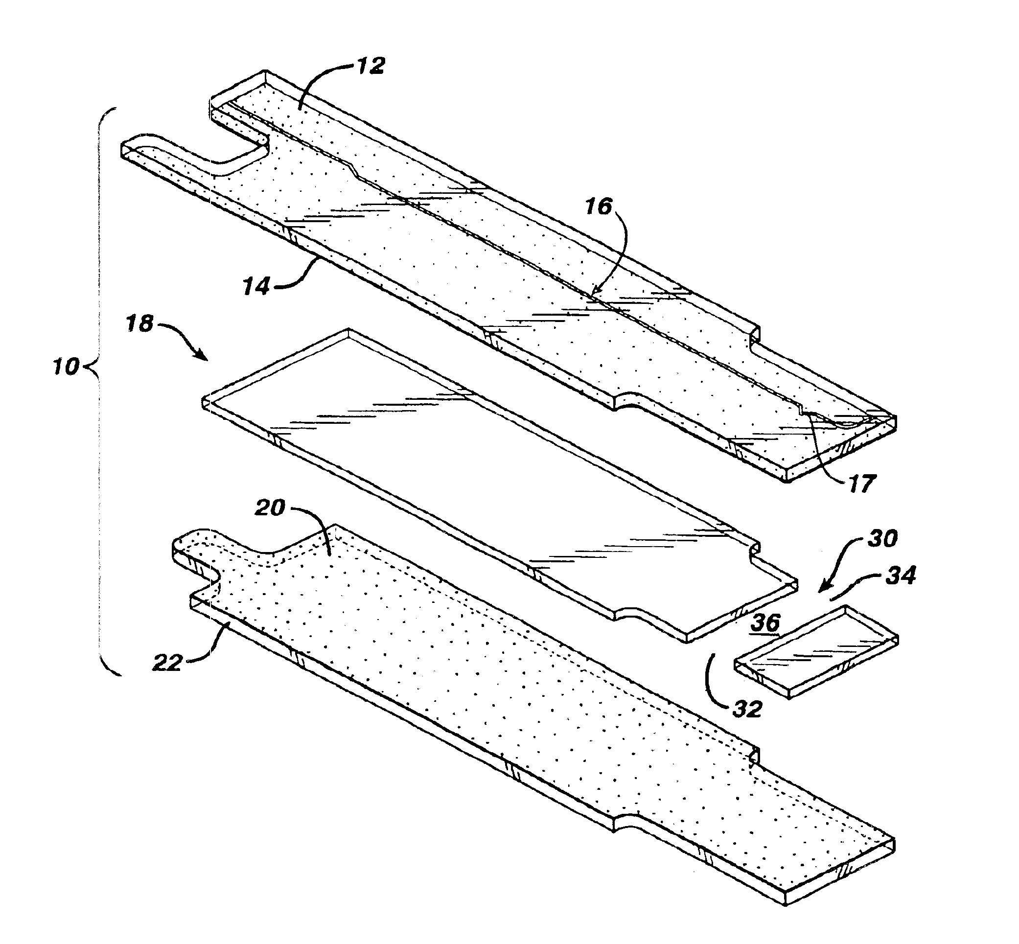 Electrically-conductive patterns for monitoring the filling of medical devices